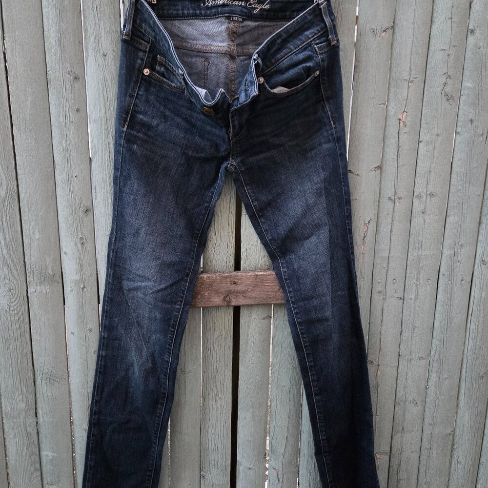 American Eagle Skinny Jeans | Size 4 Long | Viral Fit - Picture 2 of 4